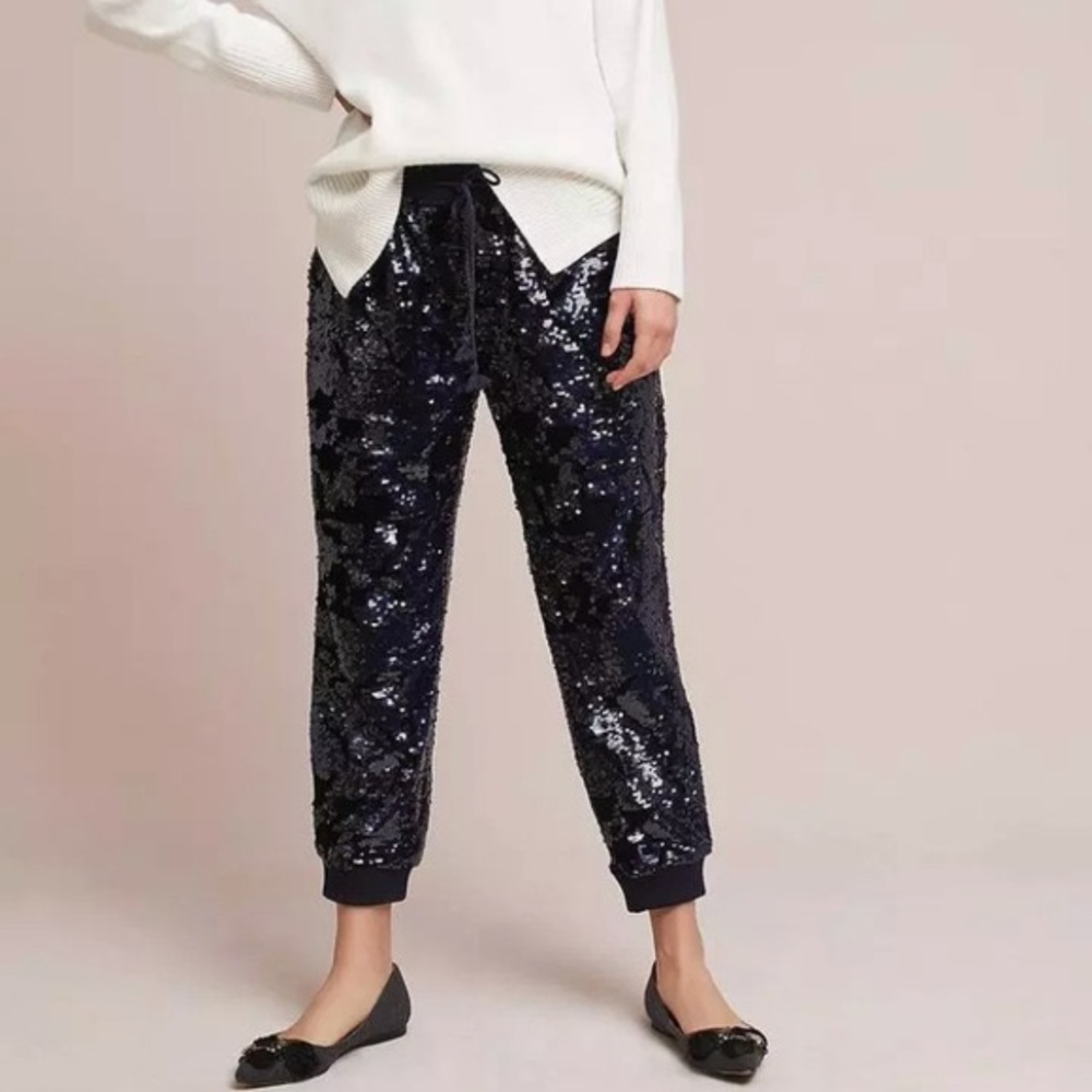 Anthropologie ett:twa sequin joggers ✨
